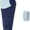 Amazon Basics Sleeping Bags for Adults, Camping Essentials, 3 Season Warm & Cool Weather, 1 Person