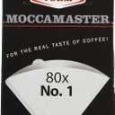 Technivorm Moccamaster 85090 Cup-One Paper Filters, 80 count, White