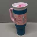 Owala Stainless Steel Triple Layer Insulated Travel Tumbler with Spill Resistant Lid, Straw, and Carry Handle, BPA Free, 40 oz