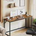 VASAGLE Computer Desk, Steel Frame Gaming Desk for Home Office, 55.1 Inch