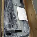 MAXYOYO Modern Accent Chair, Comfy Living Room Chair with Metal Frame Wooden Armrest, Upholstered Armchair with Soft Cushion for Bedroom Balcony Lounge Reading Room, Dark Green (Standard)