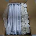 HOMIDEC Shoe Rack, 8 Tier Shoe Storage Cabinet 32 Pair Plastic Shoe Shelves Organizer for Closet Hallway Bedroom Entryway | 32 Pair, Shoe Shelves, Organizer, for Closet (White)