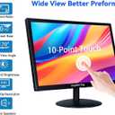 Touchscreen Monitor 19" FHD 1440x900 Multi-Touch Screen HDMI VGA Type-A Touch Port Dual Speakers,60Hz,VESA,Brightness 300cd/m,Tilt Adjust,PC Office Desktop Business Computer Touch Display