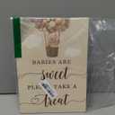 Babies are Sweet Take a Treat Sign Baby Shower Sign-811 Inches, Gold Dot Wooden Sign, Gender Neutral Tabletop Decor for Gender Reveal Party, Baby Shower Party Favors Supplies Decoration-LA89 (multicoloured85)