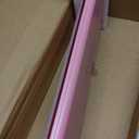 Glass Desktop Whiteboard, Dry Erase Board with Marker Holder, Computer Monitor Message Board and Desk Organizer for Home, Office and School Supplies (Pink)