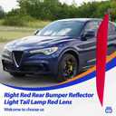 Right Red Rear Bumper Reflector Light Tail Lamp Red Lens | Fit for Alfa Romeo Stelvio 2017-2022