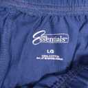 Easy Essentials Men's/Women's Shorts L 100% Cotton Blue