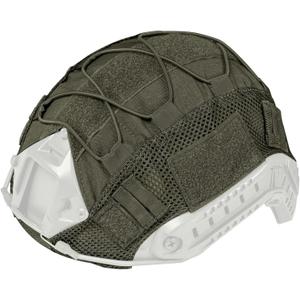 ATAIRSOFT Tactical Helmet Cover 500D Nylon Helmet Cloth for BJ/PJ/MH Airsoft Paintball Fast Bump Helmet in Size M/L/XL - Without Helmet (OD)