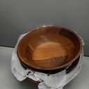 AIDEA Acacia Wooden Serving Bowls, 7 Inch Set of 4 for Salad, Soup, Noodle and More