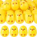 TUPARKA 36Pcs Easter Eggs Bulk Fillable Easter Eggs Plastic Easter Chicken Eggs for Basket Stuffers, Egg Hunt, Party Supplies