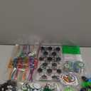 229 Pcs Soccer Party Favors with Ball Bracelets Mini Pinball Mini Bubble Wands Straws Keychains Badges Stickers Stamps Gift Bags Tags for Birthday Themed Party Sport Supplies