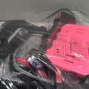 LANSHIYA Solid Color Girls Rolling Backpack with Wheels Schoolbag Elementary School Student Trolley Daypack