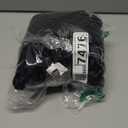 Spandex 4 Foot Rectangle Table Cloth 2 Pack, Elastic Fitted Tablecloths for Picnic, Stretch Washable Patio Table Cover for Outdoor, Camping, Banquet and Parties (Black, 24"x48")