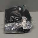 Tapata Women's 26" Cargo Jeans Straight Leg Short Petite Regular Tall Denim Relaxed Y2K Pants (Black) XL