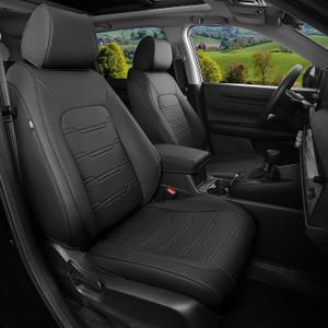 Custom Seat Covers for Honda CRV Faux Leather 2023-2026 Black