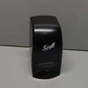 Scott Professional Essential High Capacity Manual Soap and Hand Sanitizer Dispenser (92145), 1.0 L Capacity, Black, Wall Mounted, Commercial Grade, 4.85" x 8.36" x 5.43" (Qty 1)
