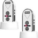 Intercoms Wireless for Home, 2 Way Intercom Communication 4900ft Long Range,Room to Room Intercom Wireless with 3 Volume Levels,20 Chimes Home Intercom System for Indoor Outdoor Use