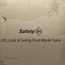 Safety 1st Baby Gates for Doorways, Pressure Mount Lift, Lock and Swing, Dog Gates, Hardware Gate for Stairs, Fits 28"-42" Wide