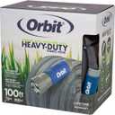 Orbit ExoJacket Fabric Garden Hose  100 ft x 5/8 in  HeavyDuty Fabric  Durable ExoJacket Construction  Antikink Technology for Constant Water Flow  Lightweight ProfessionalGrade Hose  33180