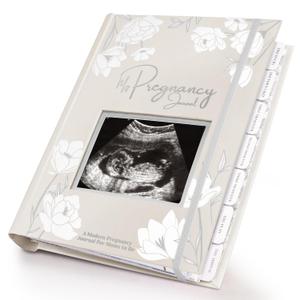 Pregnancy Journal, Pregnancy Announcements - 80 Pages Hard Cover Baby Books For Mom To Be Gift, Baby Memory Book Keepsake, Gender Reveal Gifts For New Moms, Shower & Registry (Clay)