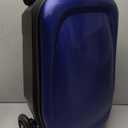 Ec HomeLife Scooter Luggage, 2- in- 1 Folding Carry On Hardshell Ride On Scooter 21", Blue