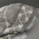 4x6 Area Rugs for Living Room Bedroom, Machine Washable Low Pile Rugs, Non Slip Modern Bordered Print Indoor Carpet for Entryway Office Dining Room Dorm Home Decor,Light Grey