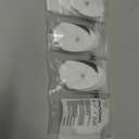 20-Pack TENS Unit Replacement Pads, Long-Lasting Snap Electrodes for 50 Times of Use per Pad, Latex-Free TENS Pads Set Compatible with TENS EMS Devices Using 3.5mm Button Lead Wires (White)