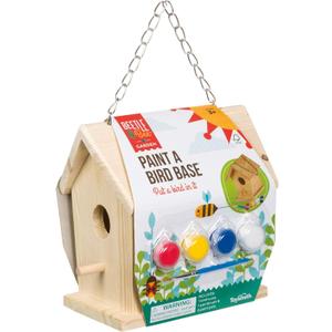 Beetle & Bee Paint A Bird Base, Backyard Birdhouse Kit, Bird House Painting Kit for Kids, DIY Arts & Crafts Gardening For Kids & Teens, Boys & Girls