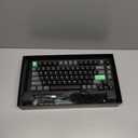 LEMOKEY P1 HE 75% Wireless Custom Mechanical Gaming Keyboard with Gateron Double-Rail Magnetic Switches Full Assembled Knob Version - Black