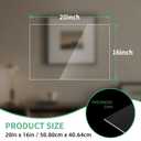 5 Pack 16×20" Plexiglass Sheets 0.04" Thick,1mm Clear Acrylic Sheet
