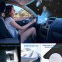 for Ford f150 2012-2014 Windshield Sun Shade - 4 Layers Car Sunshade | Front Windows Shade Cover Custom Fit f150 Sun Visor 250T Retractable Shade Blocks UV Rays Car Accessories