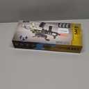 Realistic Toy Foam Blaster Gun - Electric Sniper Rifle with Scope 120 Soft Bullets 3 Magazines, Automatic Dart Gun for Boy Ages 8-12 Years Old, Indoor Outdoor Gifts for Adult Kid Christmas Birthday (Silver)