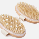 2Pack Exfoliating Bath Brushes, Dry Body Brush, Body Scrubber for Lymphatic Drainage, Blood Circulation, Wet and Dry Brush