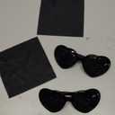Heart Sunglasses One/Size Black, Pack Of 2