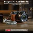 SMALLRIG X-M5 Leather Half Case Kit for FUJIFILM+Universal Leather Camera Neck Strap