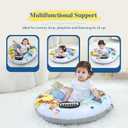 Lovvie & Joy 3-in-1 Baby Seat & Tummy Time & Play Activity Center Ring,Soft Infant Seats for Sitting Up Chair 0-12 Months Babies with Toys for Early Sensory Exploration and Motor Skill Development