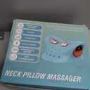 Neck Massager 2026 360 Remote Control Neck Massager Pillow with Multi-Directional Stretch, 3 Heat & 3 Vibration Modes for Relaxation,Ergonomic Support at Home,Office,Travel