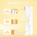 Gridwall Utility Notch Hooks, White, 24PC, Picture Hanger, Accessories