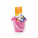 2 Packs SAND TOY BUCKET PINK (9pc set)