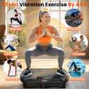 AXV Vibration Plate Fitness Platform Exercise Machine Vibrating Shaking Full Body Shaker Workout Vibrate Stand Shake Board Sport for Weight Loss Fat Burner for Gym Home Office