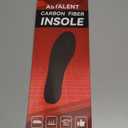 Carbon Fiber Insole 1 Pc, Rigid Thin Foot Plate Shoe Insert for Men Women, Support Turf Toe, Foot Fractures, Morton's Toe, Morton Extension, Hallux Rigidus and Limitus - Alternative to Post Op Shoe, Size: Men's 7-7.5/Women's 8-8.5 (Black-1 Unit (Flippable Design))