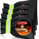 Outdoor Faucet Covers for Winter Freeze Protection 4 Pack Reusable Garden Faucet Cover Socks for Various Faucet Water Spigot Pipe Hose Bib,Waterproof Insulated Anti-Freeze Covers-Reflective Velcro