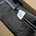 OUTDOOR LIVING SUNTIME Sofa Chair, Oversize Padded Moon Leisure Portable Stable Comfortable Folding Chair for Camping, Hiking, Carry Bag. Grey