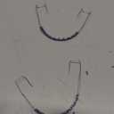 1-Set Temporary Tooth Decoration with Metal Wires, Metal Brackets and Orthodontic Ligature Ties, Ideal for Orthodontists to Explain and Dental Students to Practice (Purple)