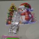 JJFox DIY 5D Tabletop Diamond Art Painting Kit Desktop Ornament Special Shaped Rhinestone Desk Placement OrnamentHome Stand Up Gem Painting Craft KitGift (Christmas Snowman)