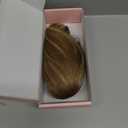 REECHO Ponytail Extension, 8" Short Mini Claw Clip Pony Tail Hair Extensions Natural Soft Feather-Light Tension-Free Ponytail Hairpiece for Women - Honey Blonde with Highlights
