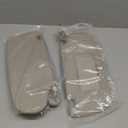 Left Driver & Right Passenger Side Sun Visor with Mirror Sunvisors Replacement for Ram 1500 2500 3500 2002 2003 2004 2005 2006 2007 2008 2009 02 03 04 05 06 07 08 09 Beige