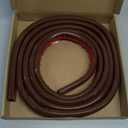 TV Cord Hider  Flexible Wall Cord Cover Low Profile Silicone Cable Raceway Self Adhesive Cut to Size Design for Hiding Wires on Wall Clean Home Setup Cable Concealment, Dark Brown, 10 Feet