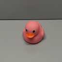 Honoson 6.89 Inch Giant Rubber Duck Big Rubber Duck Large Duckling Bath Toy with Squeaky Sound for Summer Baby Shower Birthday Party Favor Gift(Pink)