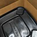 Outdoor Garbage Can Lid Replacement 50l Plastic Trash Bin Cover Square Recycling Container Lid for Outdoor Waste Bins and Kitchen Disposal
